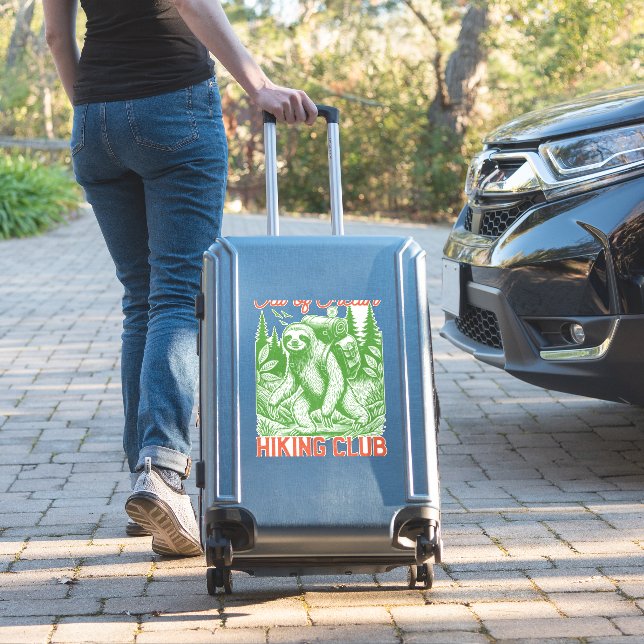 Serial Chiller Sloth Hanging from Branch (Suitcase Insitu)