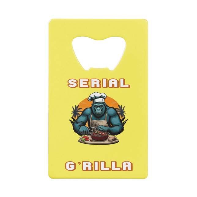 Serial G'rilla Master BBQ Griller Fun Pun (Front)