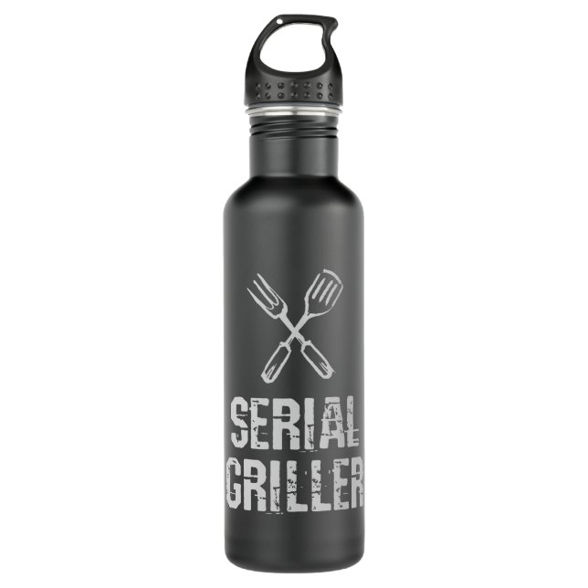 Serial griller Grill BBQ master Grill cutlery 710 Ml Water Bottle (Front)