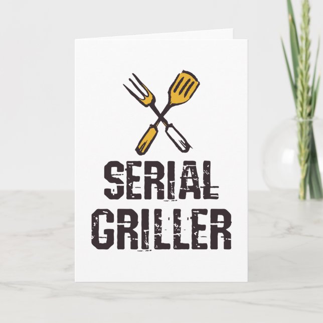 Serial griller Grill BBQ master Grill cutlery Card (Front)