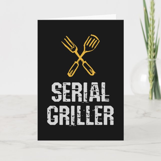 Serial griller Grill BBQ master Grill cutlery Card (Front)