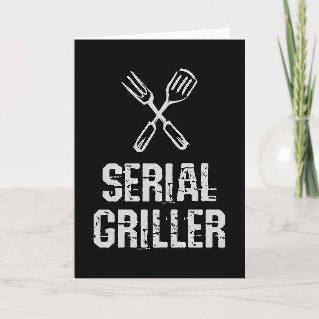 Serial griller Grill BBQ master Grill cutlery Card (Front)