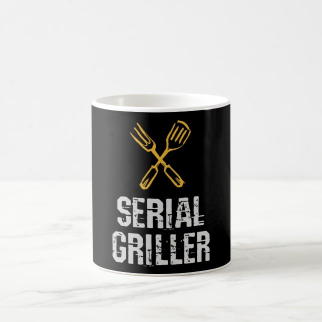 Serial griller Grill BBQ master Grill cutlery Coffee Mug (Center)