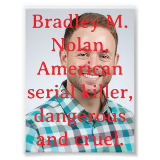 Serial killer photo print