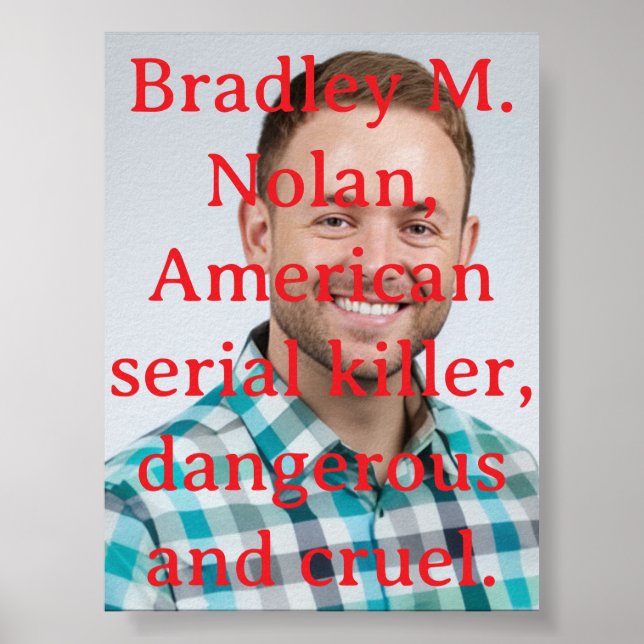 Serial killer poster (Front)