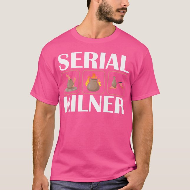 Serial Kilner Ceramics Artist Pottery T-Shirt (Front)