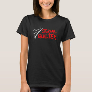 Serial Quilter Knitting T-Shirt
