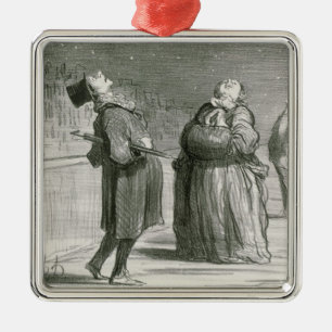 Series 'Actualites', Parisians Metal Tree Decoration