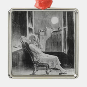 Series 'Les Bas-Bleus', O Moon Metal Tree Decoration