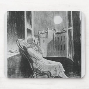 Series 'Les Bas-Bleus', O Moon Mouse Mat