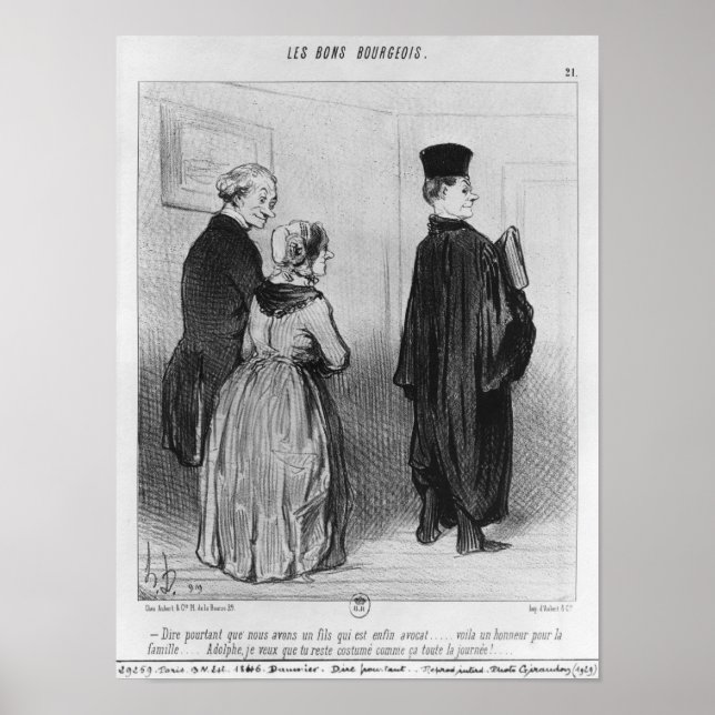 Series 'Les Bons Bourgeois' Poster (Front)