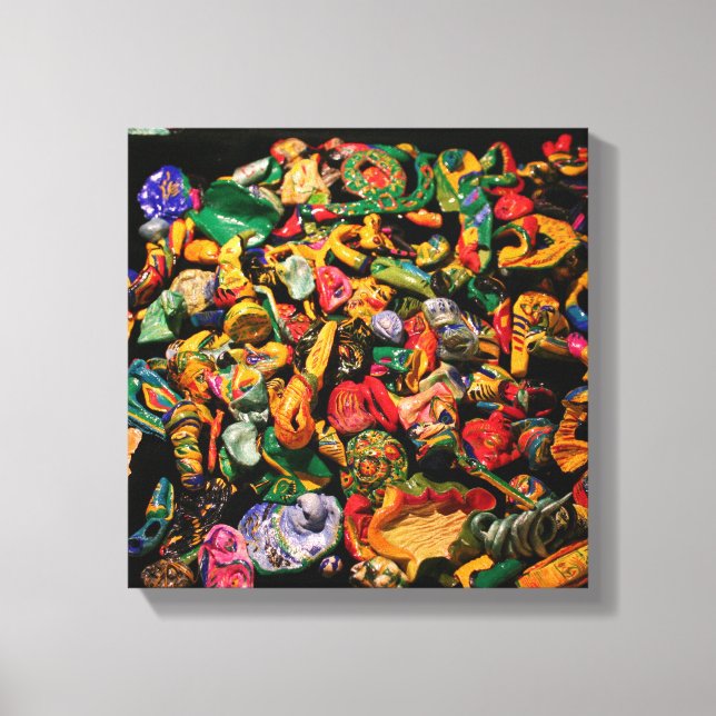 Series Micromanethiques Miniature Micro Objets C Canvas Print (Front)