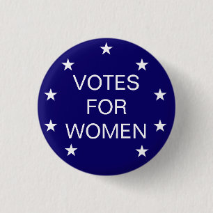 series of 8 commemorative suffragette button