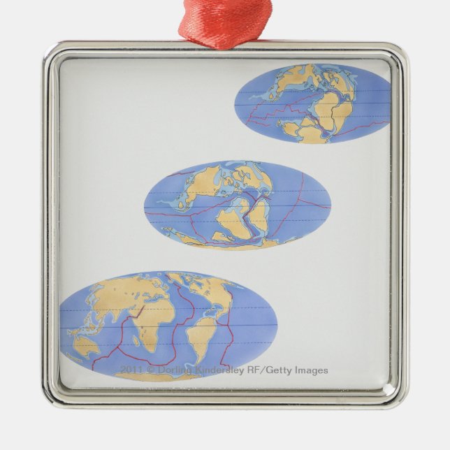 Series of Illustrations of Earth Metal Tree Decoration (Front)