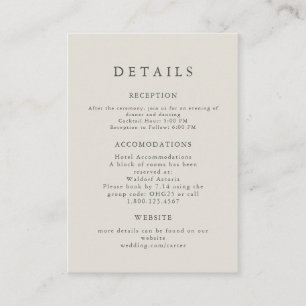 Serif Elegant Modern Wedding Invitation