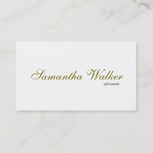 Serif Type 2 Business Card
