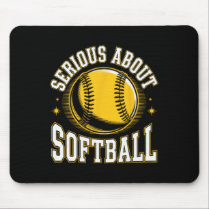 Serious About Softll Funny _1 Mouse Mat