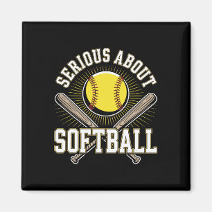 Serious About Softll Funny Softll Player Magnet