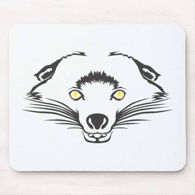 Serious Bearcat Mouse Mat (Front)