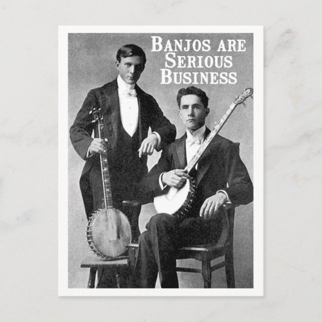 Serious Business Postcard (Front)