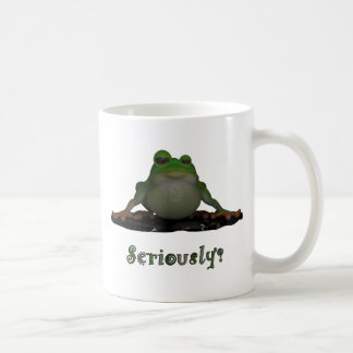 Serious Frog Coffee Mug