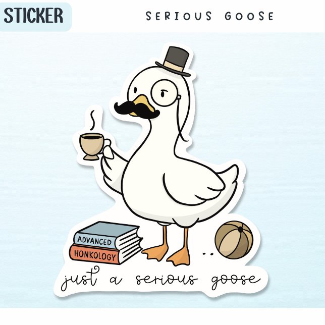 Serious Goose, Funny Academic Silly Goose (Creator Uploaded)