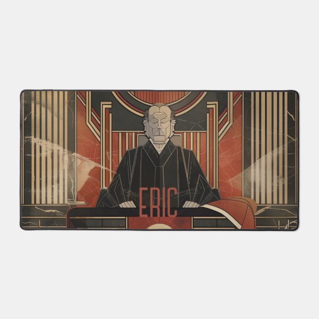 Serious Judge Desk Mat (Front)