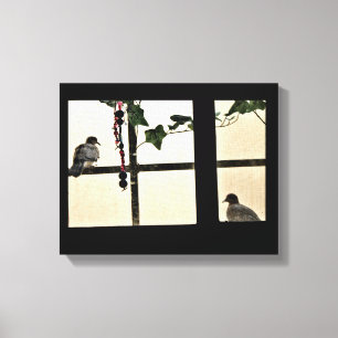 Serious Meeting Canvas Print