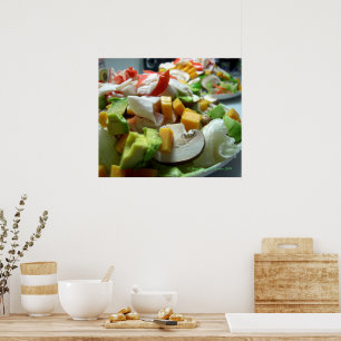 Serious salad poster
