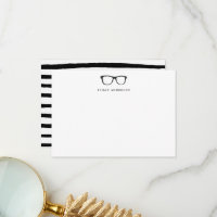 Serious Spectacles | Funny Blank Notes