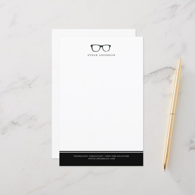 Serious Spectacles | Funny Custom Name (Front/Back In Situ)