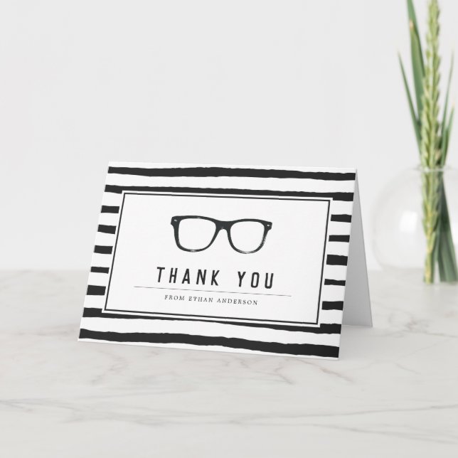 Serious Spectacles | Funny Customised Thank You Card (Front)