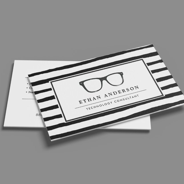 Serious Spectacles | Funny Tech Theme Business Card (Creator Uploaded)