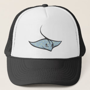 Serious Stingray Fish Trucker Hat