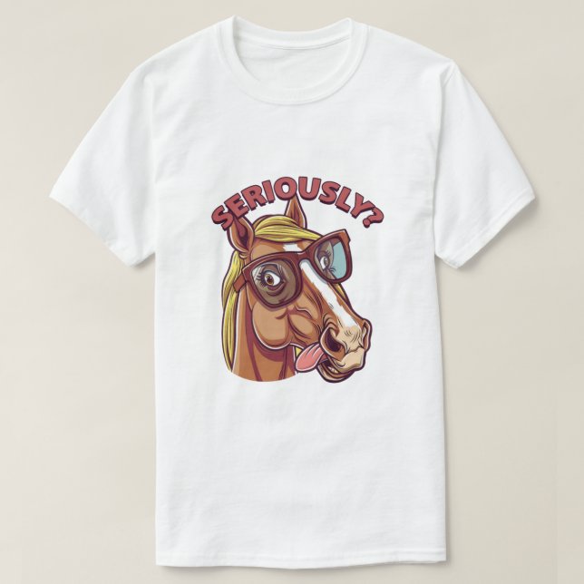 Seriously Cool Men's T-Shirt – Funny & Stylish Hor (Design Front)