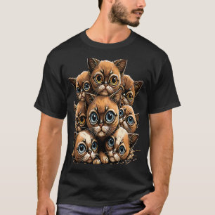 Seriously Cute Pile Of Cats And Kittens 1 T-Shirt