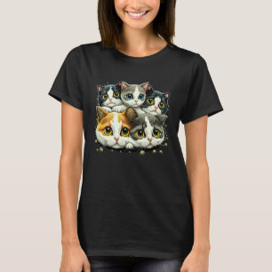 Seriously Cute Pile Of Cats And Kittens T-Shirt