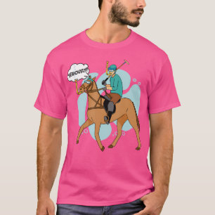 Seriously Funny Horse Team Sport Swimming Water Po T-Shirt