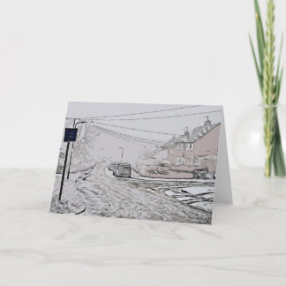 Serlby Lane, Harthill with Woodall. Card