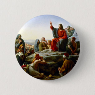 Sermon on the Mount 6 Cm Round Badge