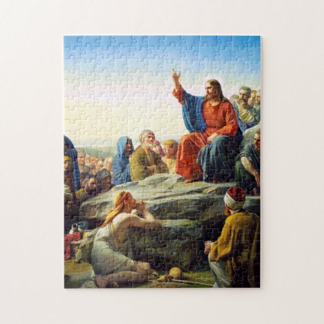 Sermon on the Mount by Carl Bloch Jigsaw Puzzle (Vertical)