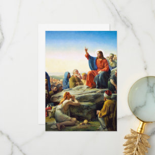 Sermon on the Mount by Carl Bloch Thank You Card