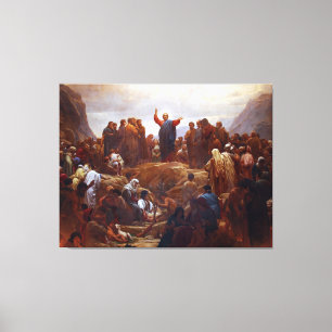 Sermon on the Mount Canvas Print