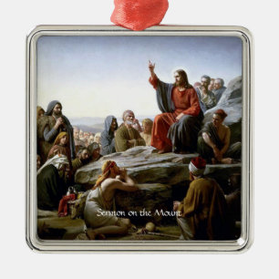 Sermon on the Mount Metal Tree Decoration
