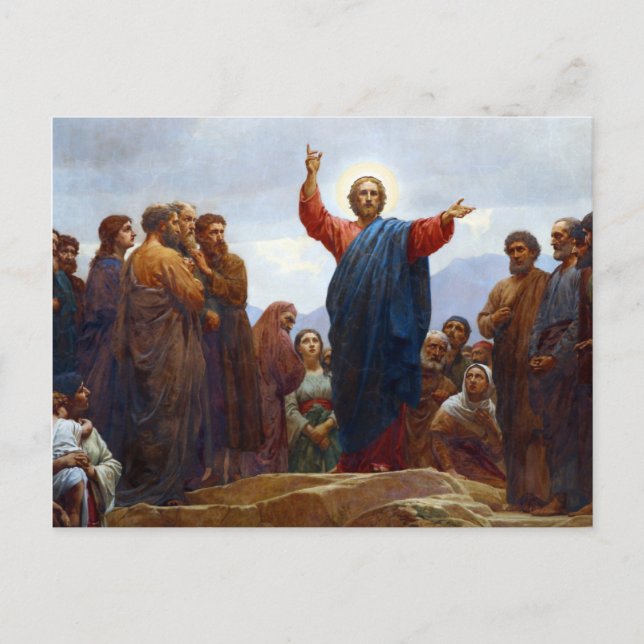 Sermon on the Mount Postcard (Front)