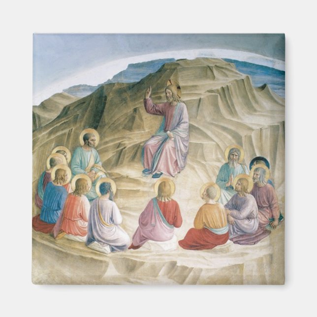 Sermon on the Mount Square Magnet (Front)