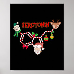 Serotonin Christmas, Mental Health Counsellor Chri Poster