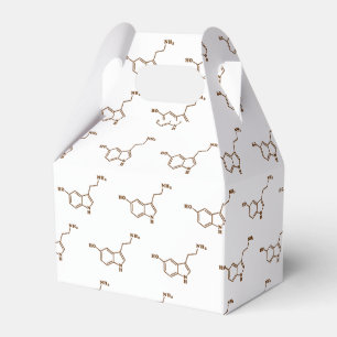 Serotonin Molecular Chemical Formula Favour Box