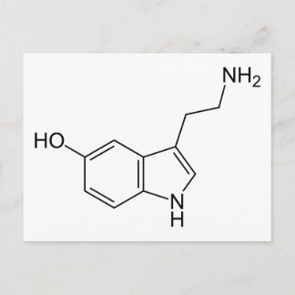 Serotonin Postcard