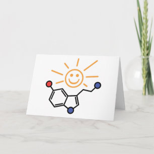 Serotonin Sunshine - Happiness is Chemistry Card